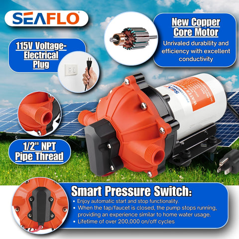 SEAFLO 55 Series NSF/UL certified for potable water