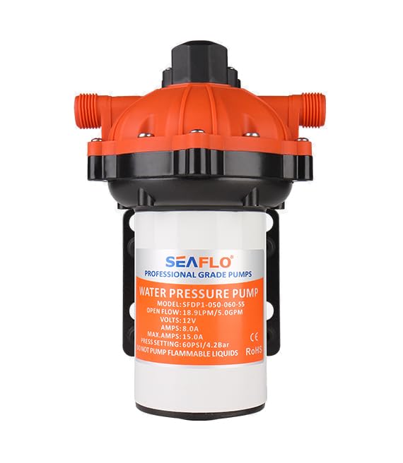 SEAFLO 55 Series self-priming action ready for quick setup