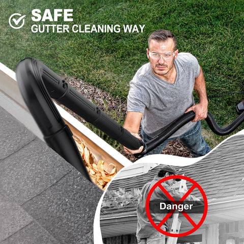 Sealegend compatibility with 2-1/2 inch hoses broadens shop vac options.