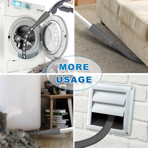 Sealegend dryer vent cleaner flat hose attachment for easy duct access
