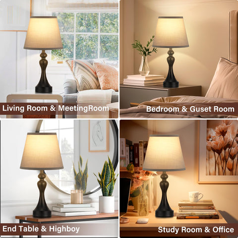 Seealle LED bulbs included with the lamps for immediate use.