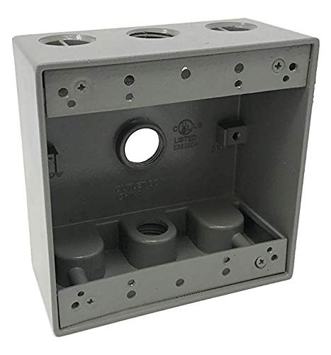 Sealproof bubble cover with 45 configurations suits GFCI, duplex, switch, and round layouts.