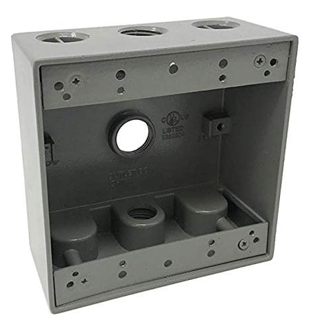 Sealproof bubble cover with 45 configurations suits GFCI, duplex, switch, and round layouts.