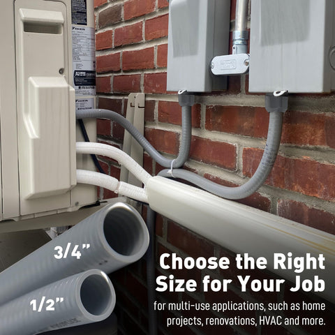 Sealproof Power Whip ideal for AC unit hook up and external equipment