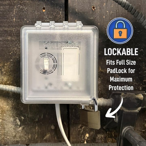 Sealproof Slim 2-Gang up to 45 configurations for versatile outlet options.