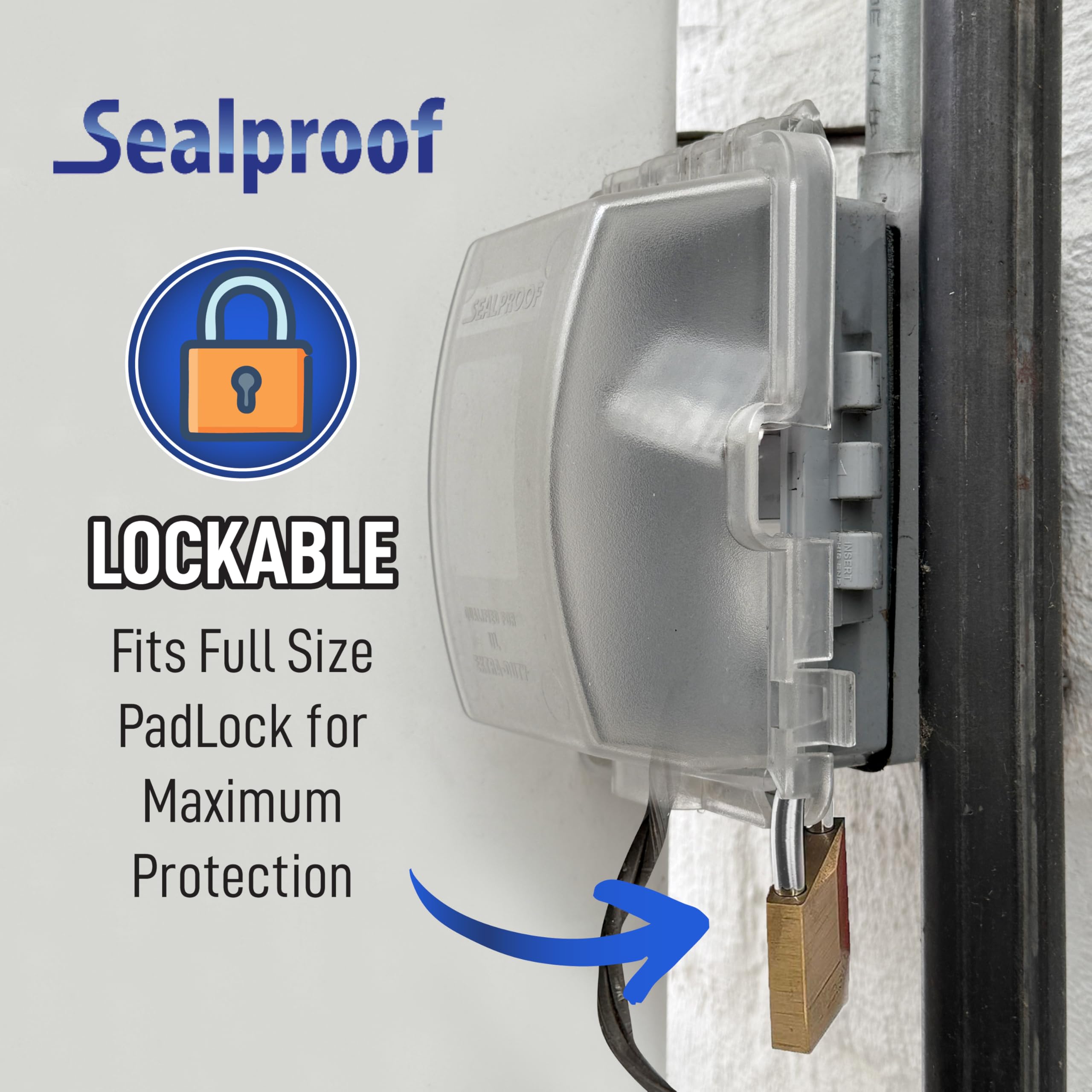 Sealproof UL-listed for wet locations ensures compliance and safe outdoor use.