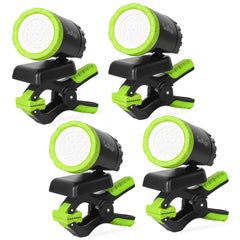 SEAMAGIC 4-pack LED work lights with 360-degree rotation for versatile task lighting.