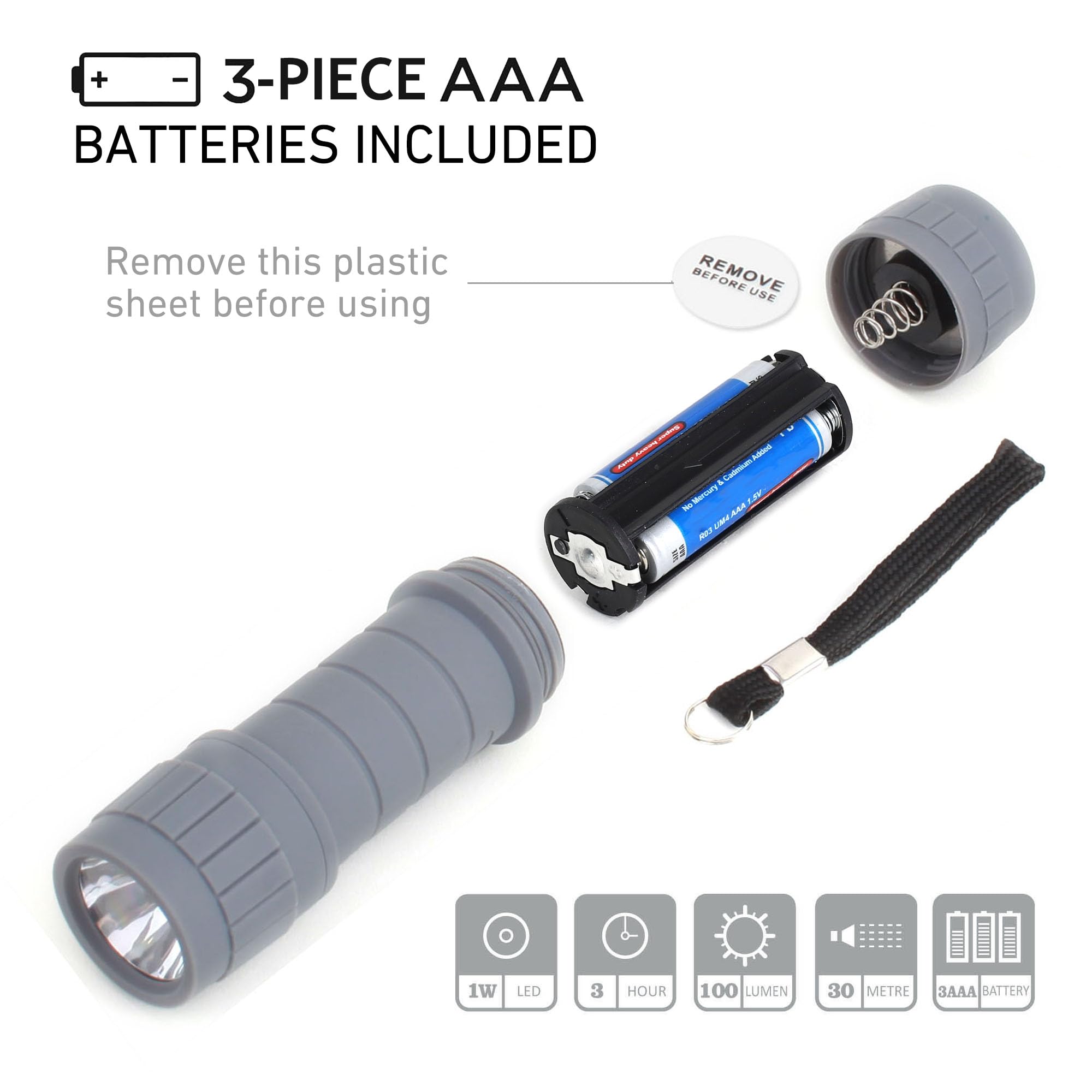 SEAMAGIC batteries included for quick, ready-to-use performance right away