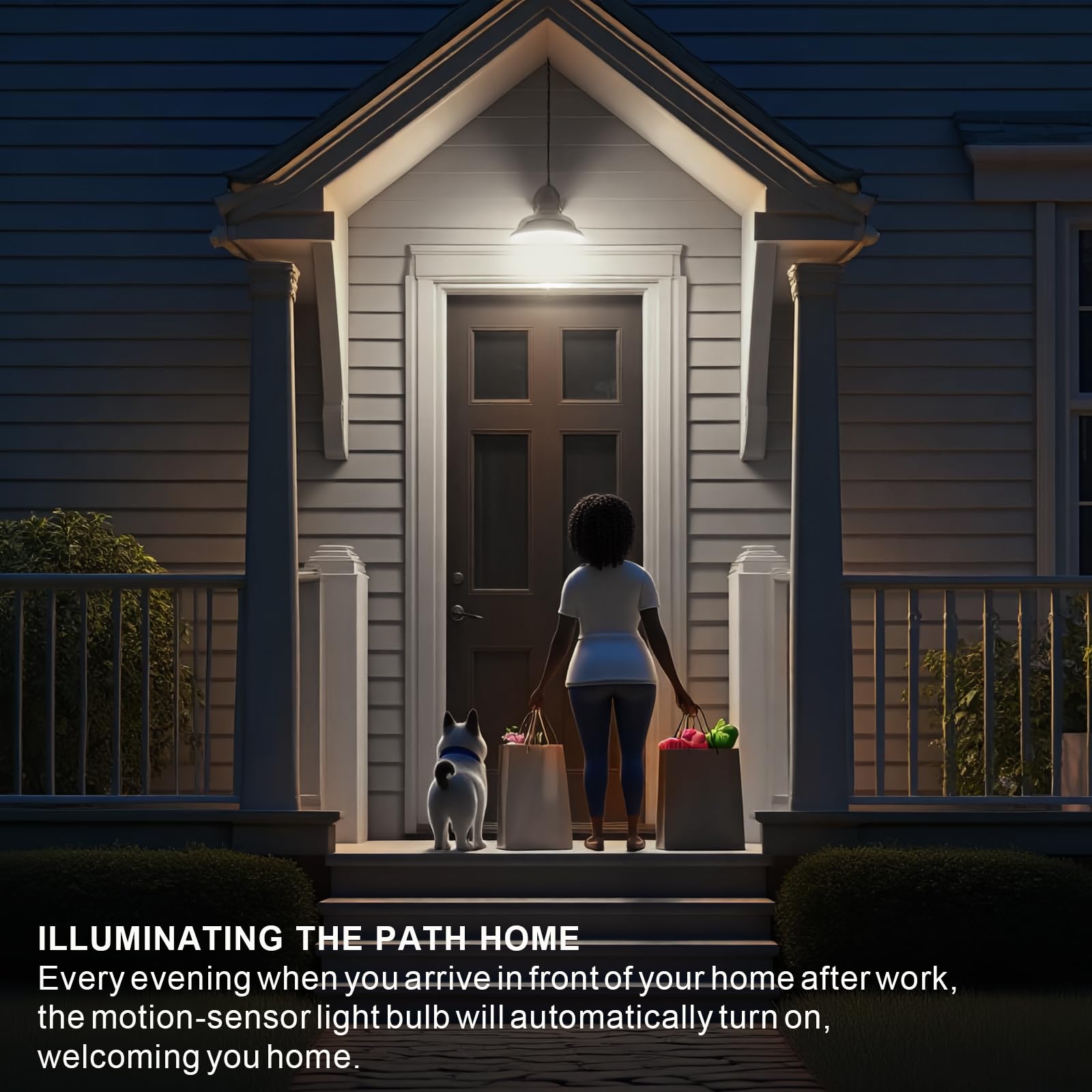 Seami motion-detection range 10 to 13 feet covers entryways