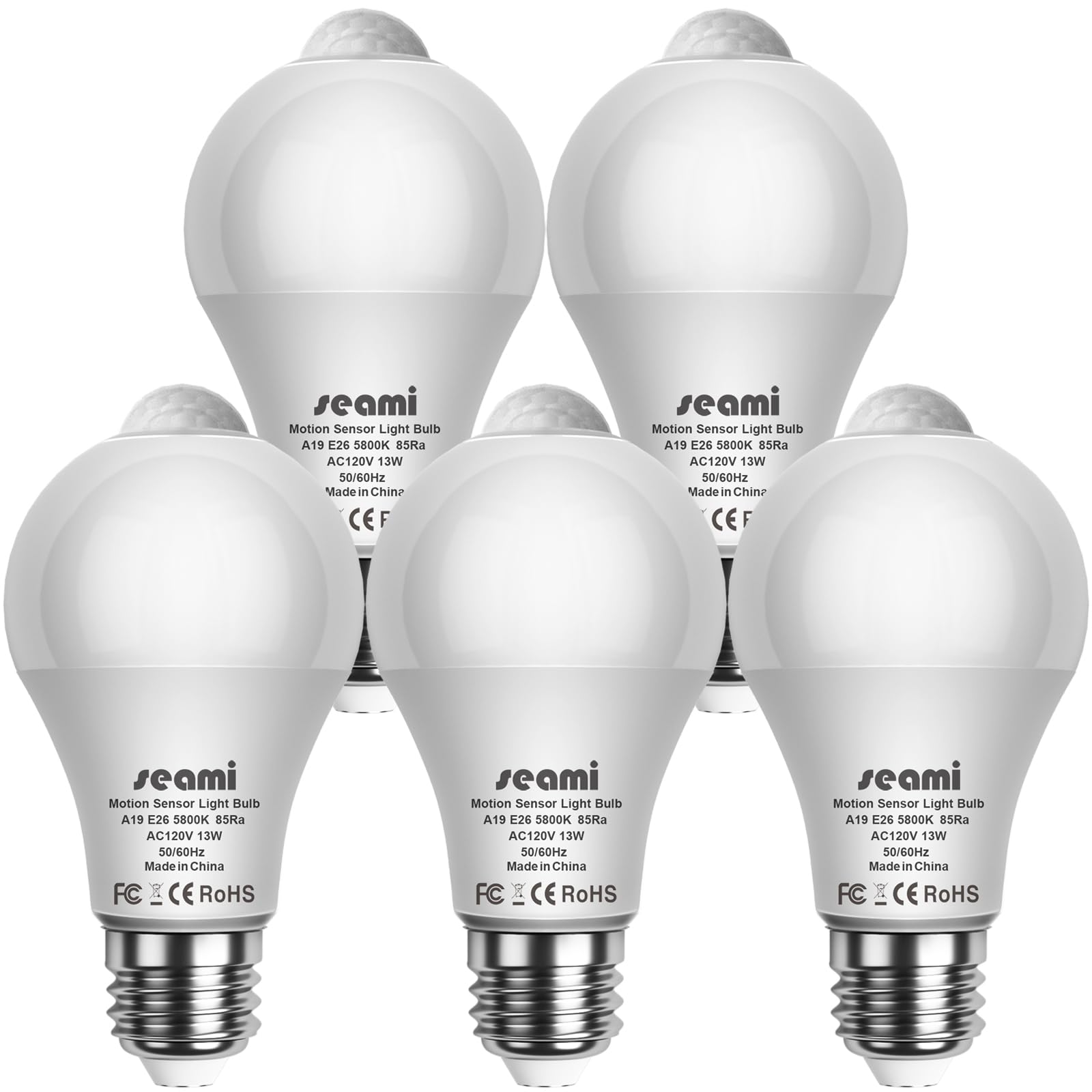 Seami top-sensor lightbulb detects motion for hands-free lighting