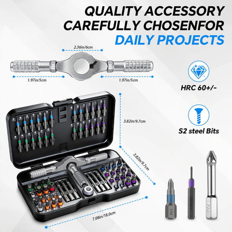 SEARART detachable ratchet handle allows multi-angle access for cramped fixes.