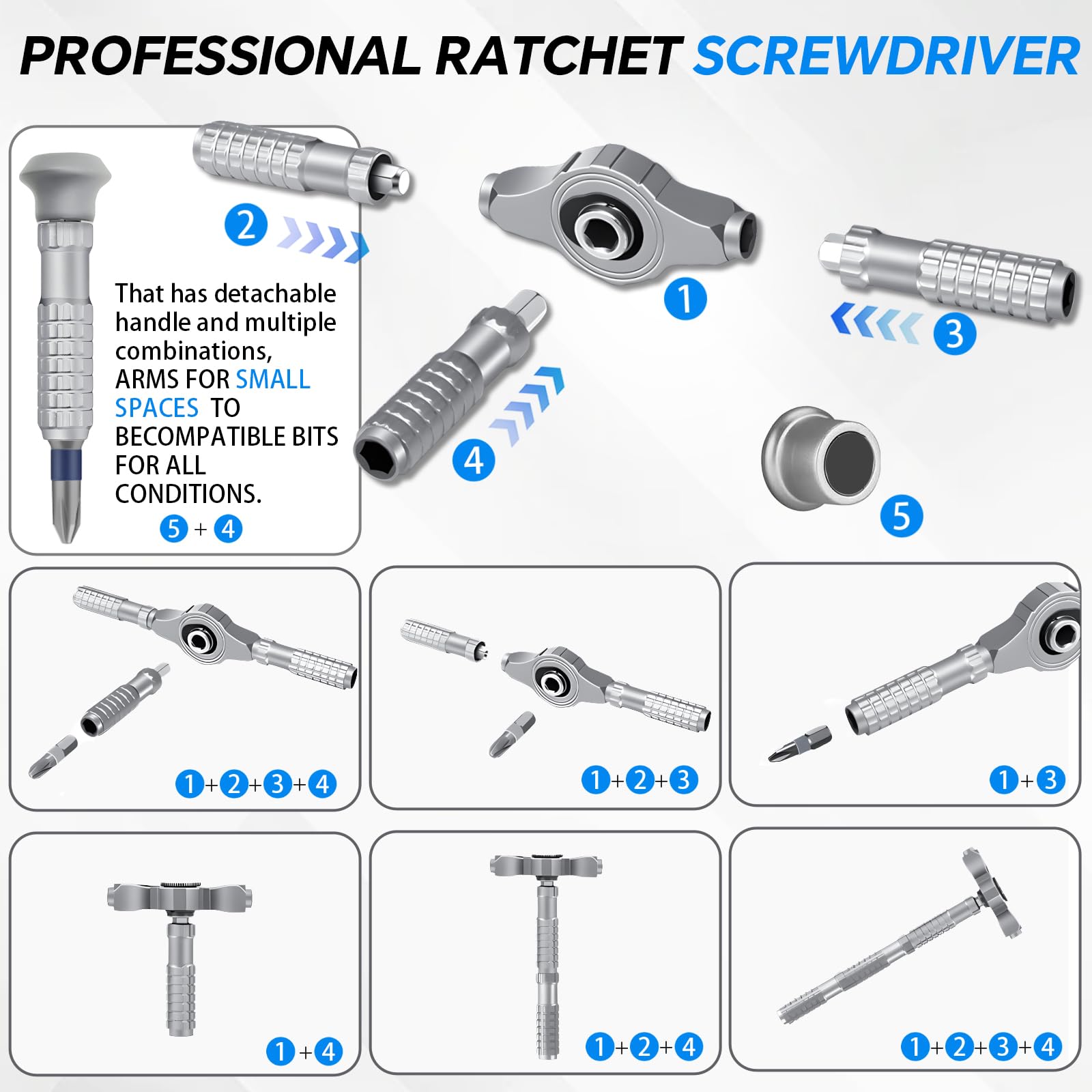 SEARART precision bit set covers common sizes for electronics and bikes.
