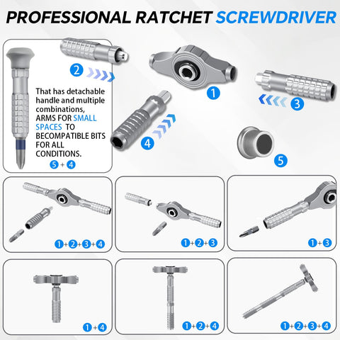SEARART precision bit set covers common sizes for electronics and bikes.