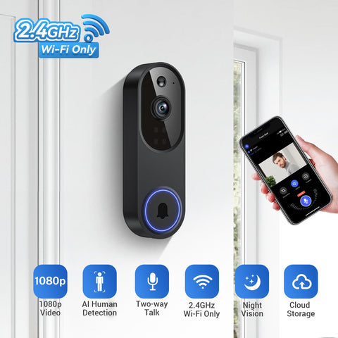 SearByte 2-way talk enables instant conversation with visitors at your door