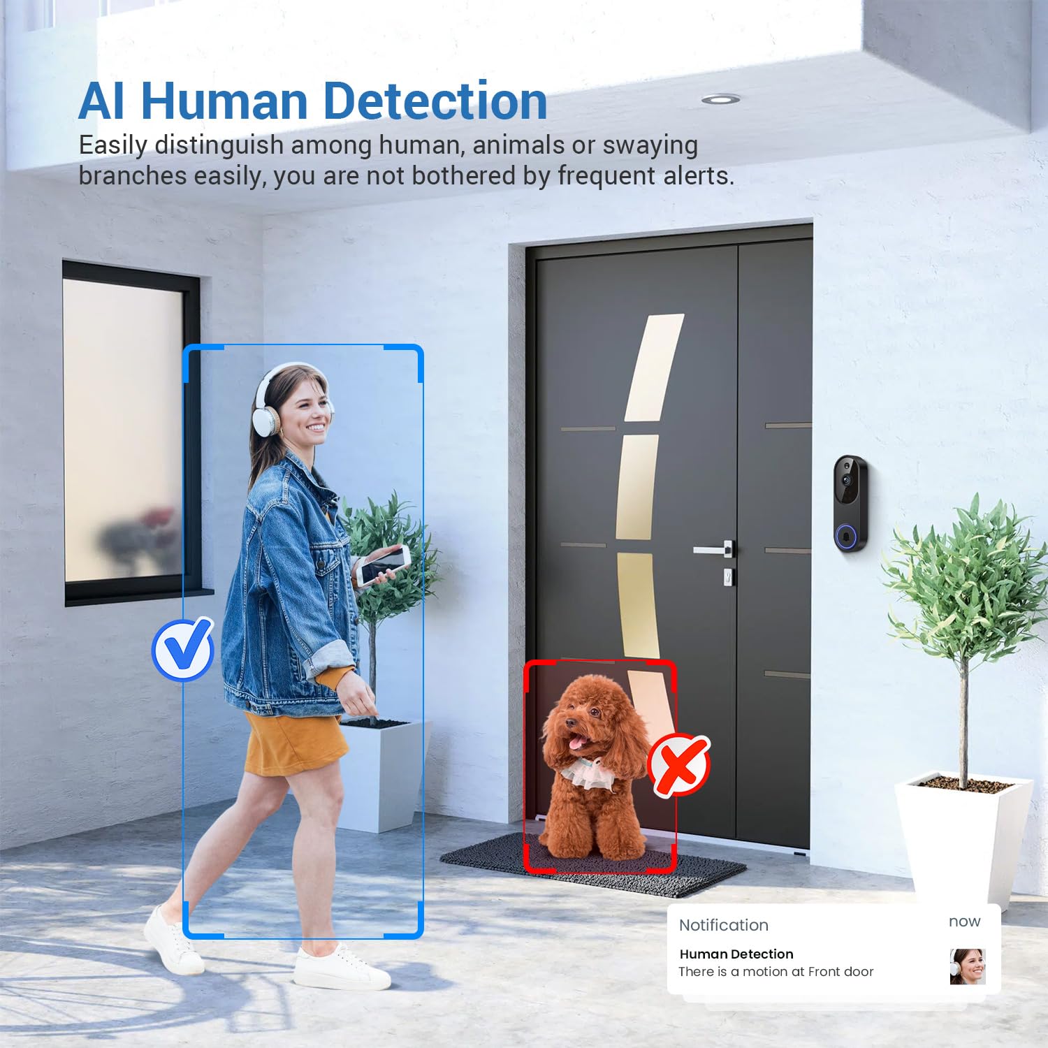 SearByte motion notifications sample showcasing timely alerts at the door