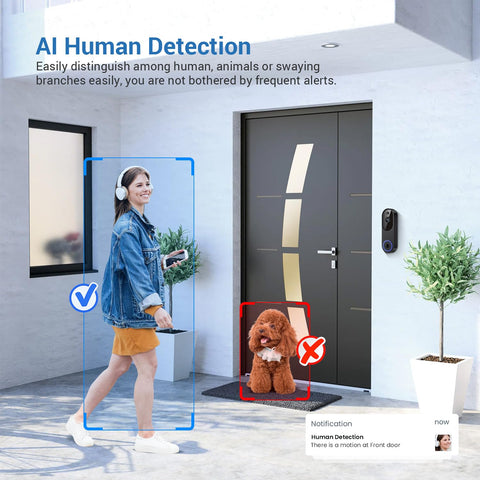 SearByte motion notifications sample showcasing timely alerts at the door
