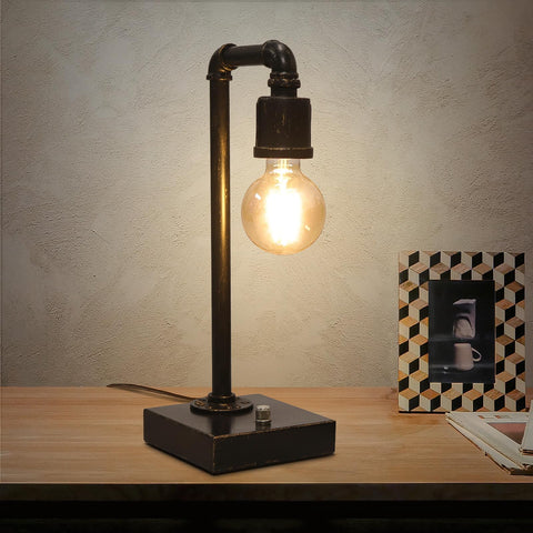Seaside Village amber LED bulb provides soft, warm glow.