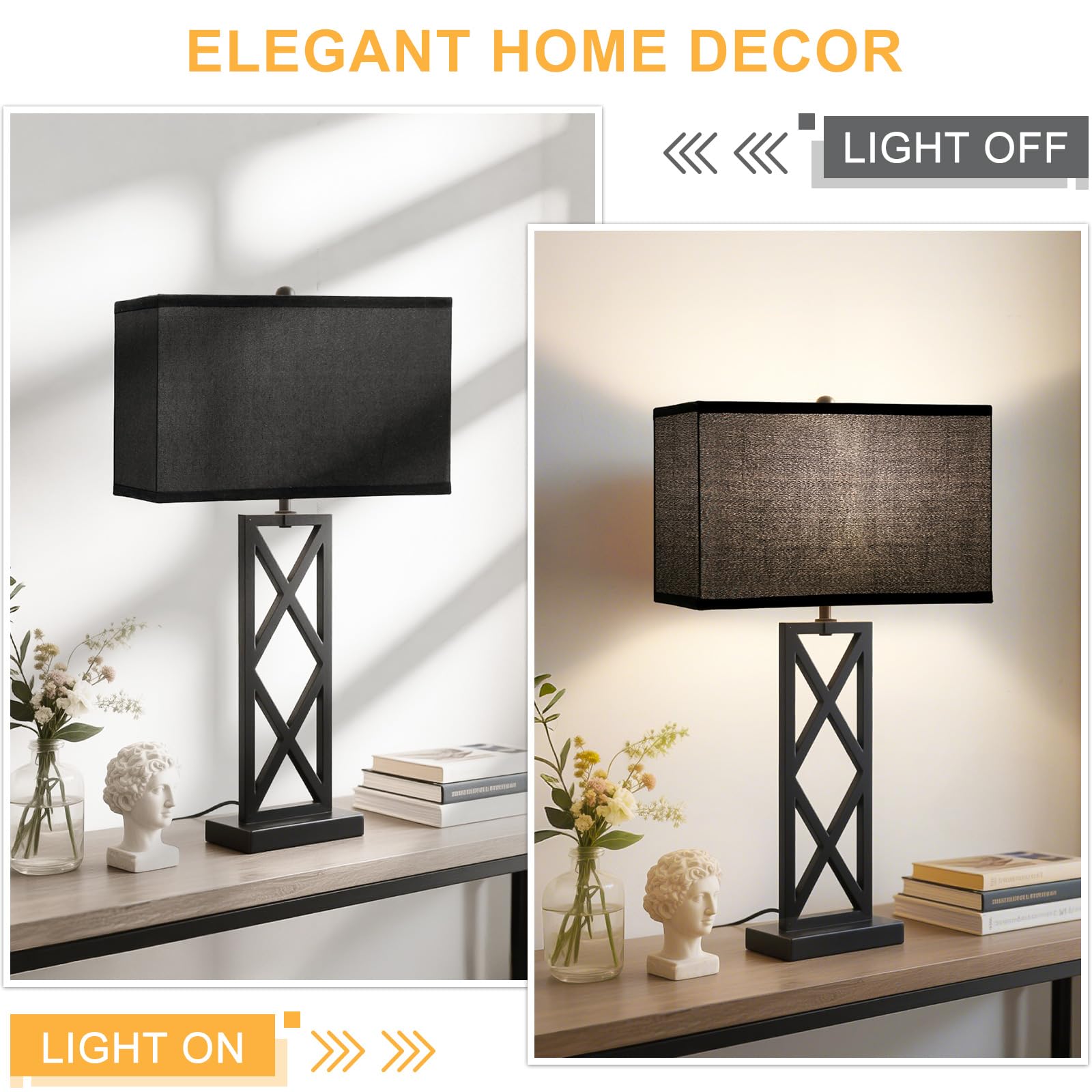 Seaside Village lampshade on table lamp for modern styling