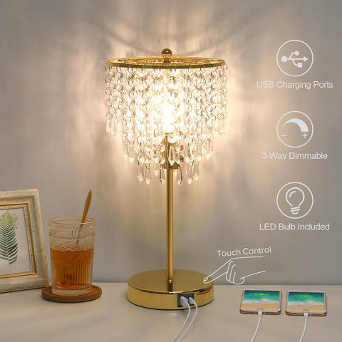 Seaside Village crystal strands on dresser display elevate teen room decor