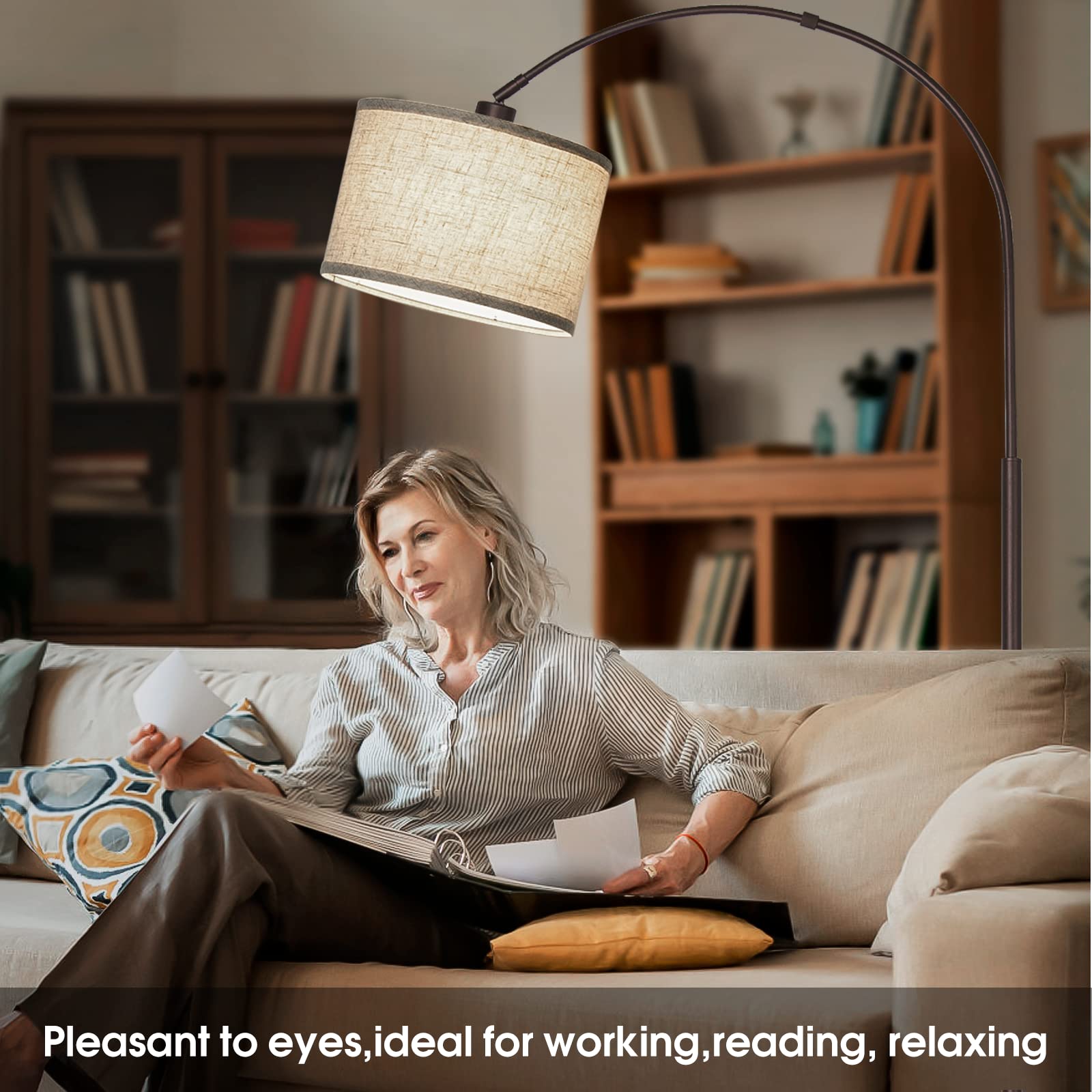 Seaside Village rotatable head directs light for focused tasks.