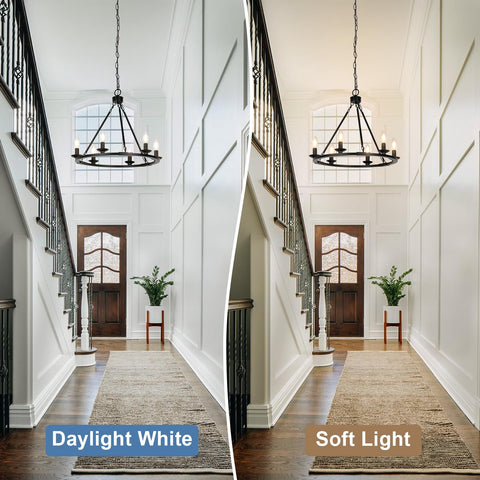 Seaside Village E12-base light fixture compatible with standard sockets.