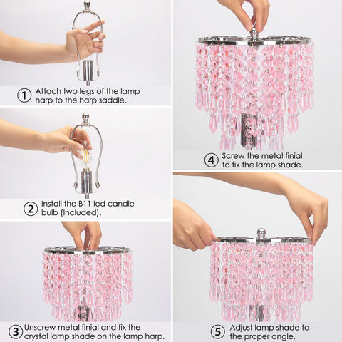 Seaside Village easy assembly of crystal pendants in minutes