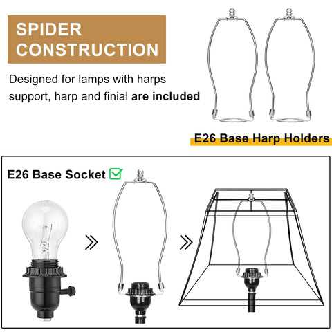 Seaside Village Harp and fitter included demonstrates easy attachment and ready-to-use setup.
