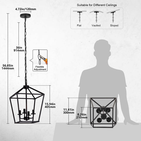 Seaside Village industrial ceiling light frame showcases durable, stylish illumination.