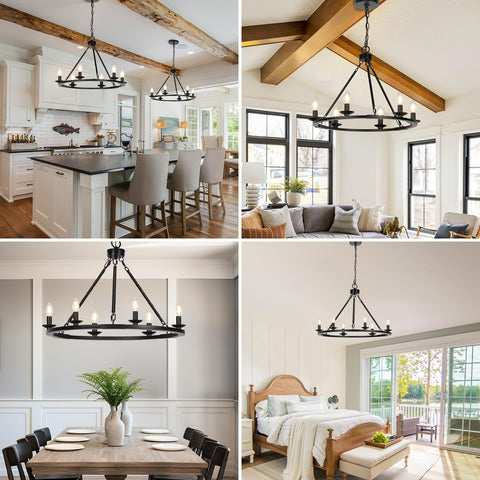 Seaside Village kitchen island hanging light elevating task lighting.