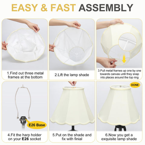 Seaside Village durable fabric shade provides soft lasting light
