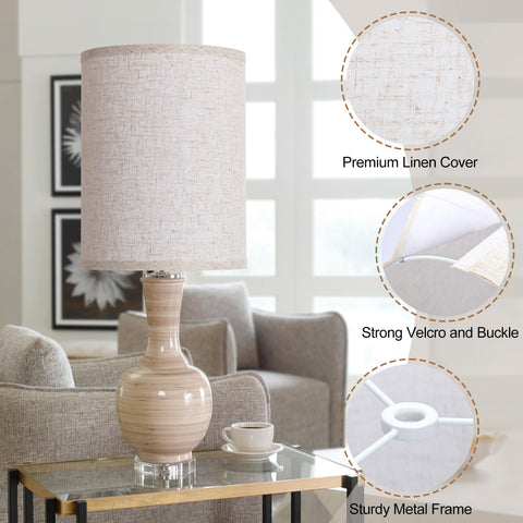 Seaside Village lampshade soft light creates inviting evenings in any room.