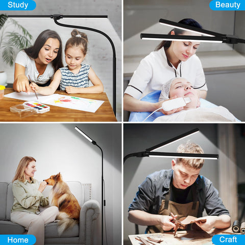 Seaside Village LED Floor Lamp with dimmable color temperature and inline switch.