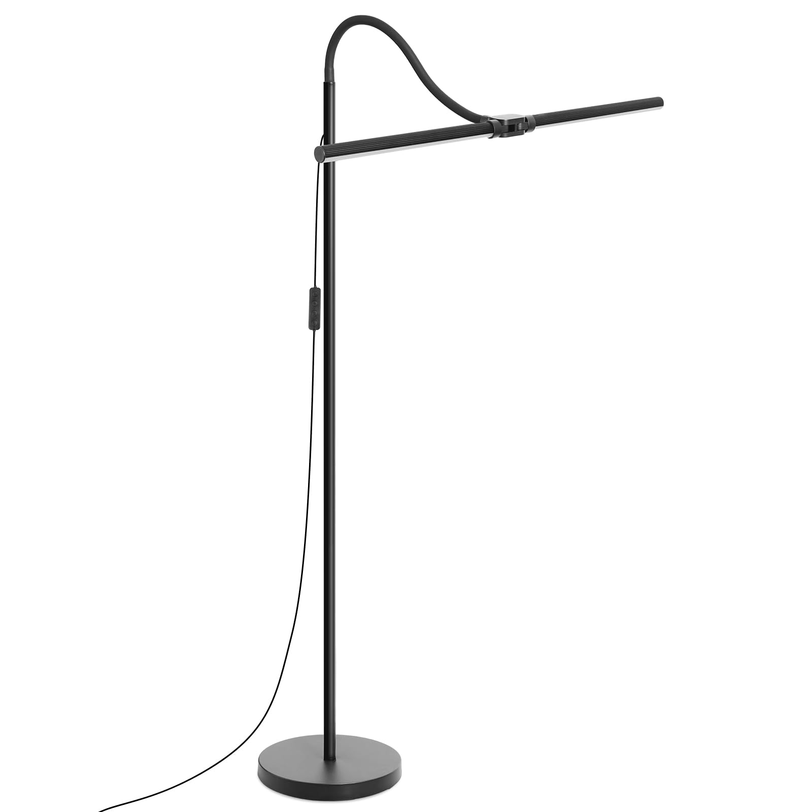 Seaside Village LED Floor Lamp compatible with smart outlets for easy control.