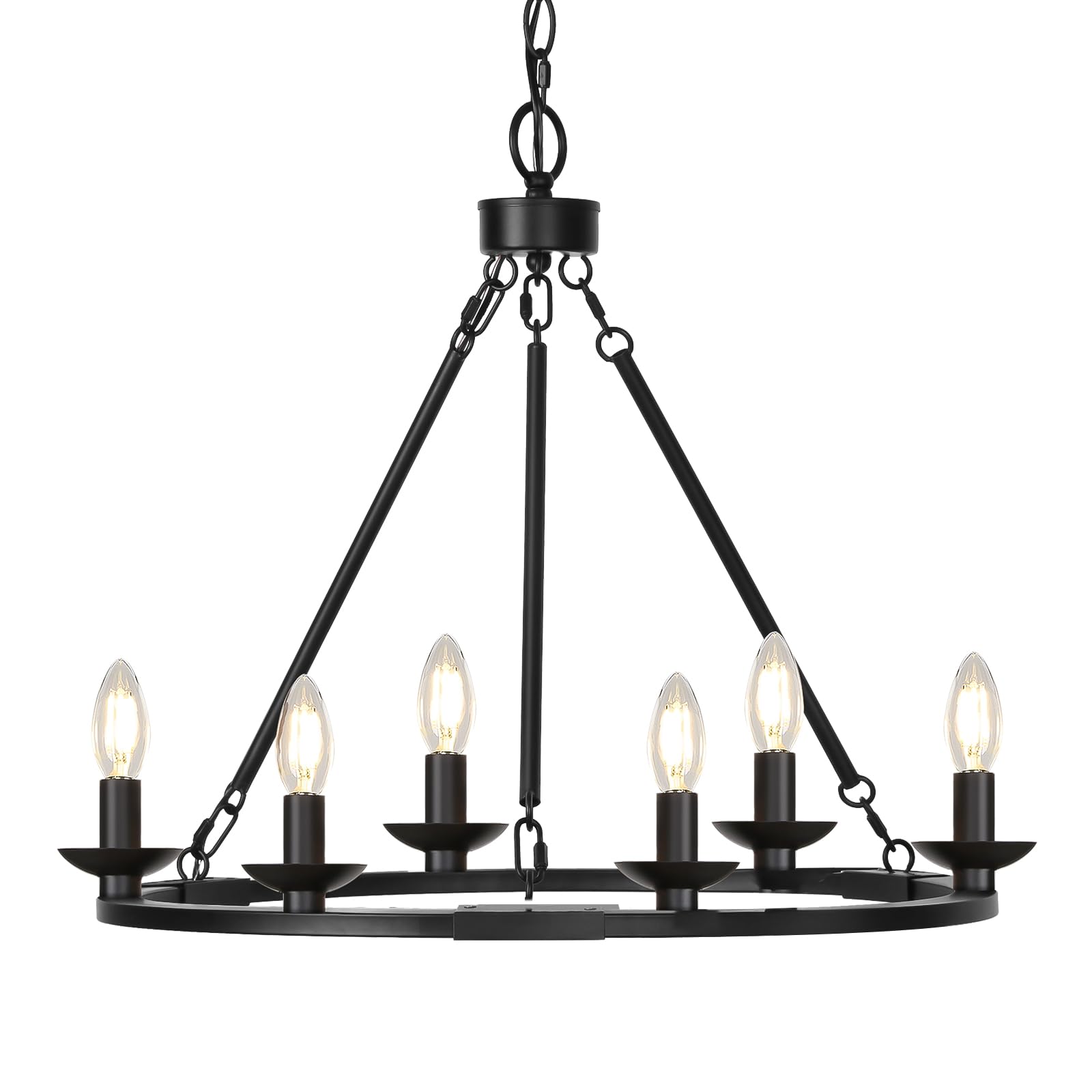 Seaside Village living room and entryway light with versatile rustic-modern design.