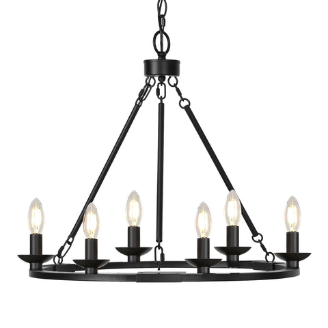 Seaside Village living room and entryway light with versatile rustic-modern design.
