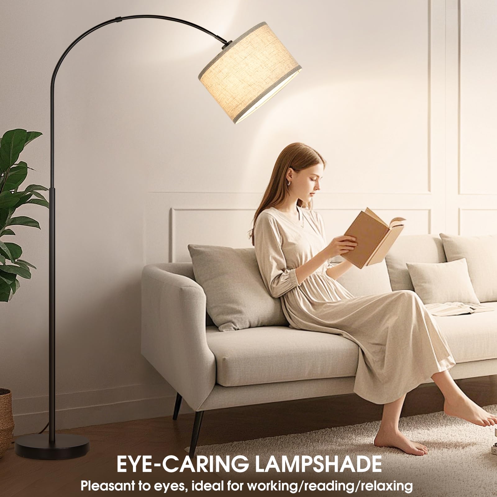 Seaside Village modern pole lamp suits living rooms