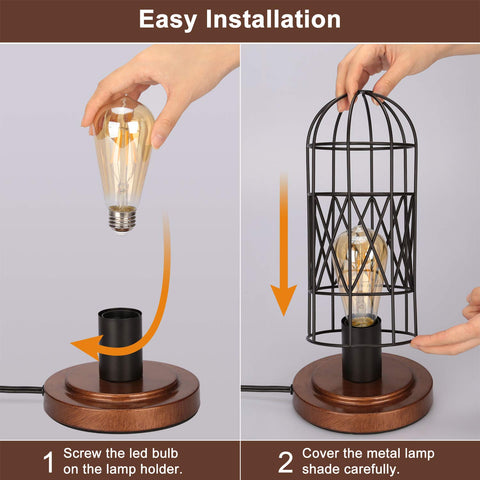 Seaside Village openwork cage shade adds vintage flair.