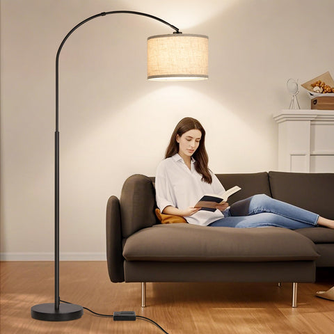 Seaside Village tall reading light for focused tasks