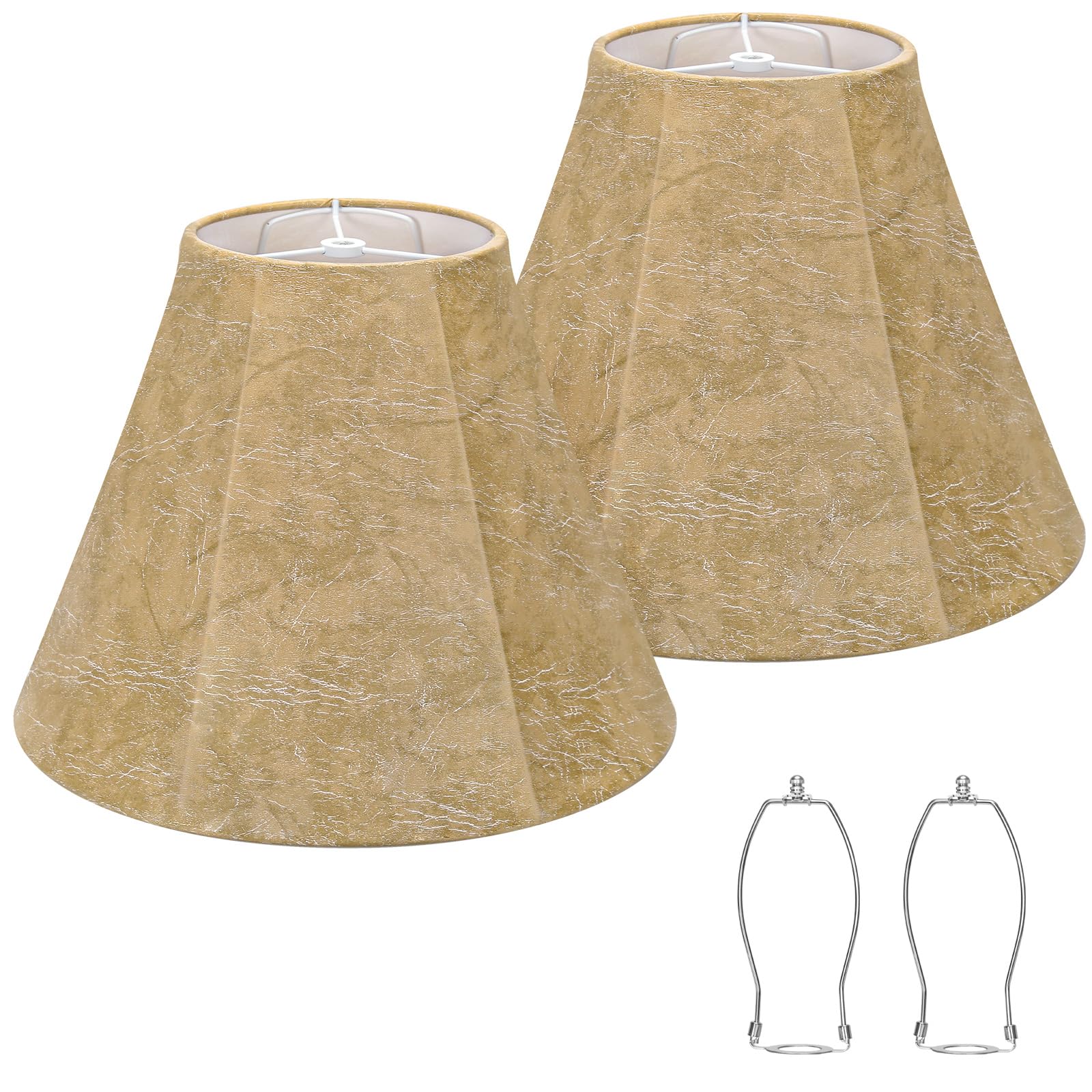 Seaside village rustic bell lampshade 6x13x10 on a table lamp for cozy lighting.