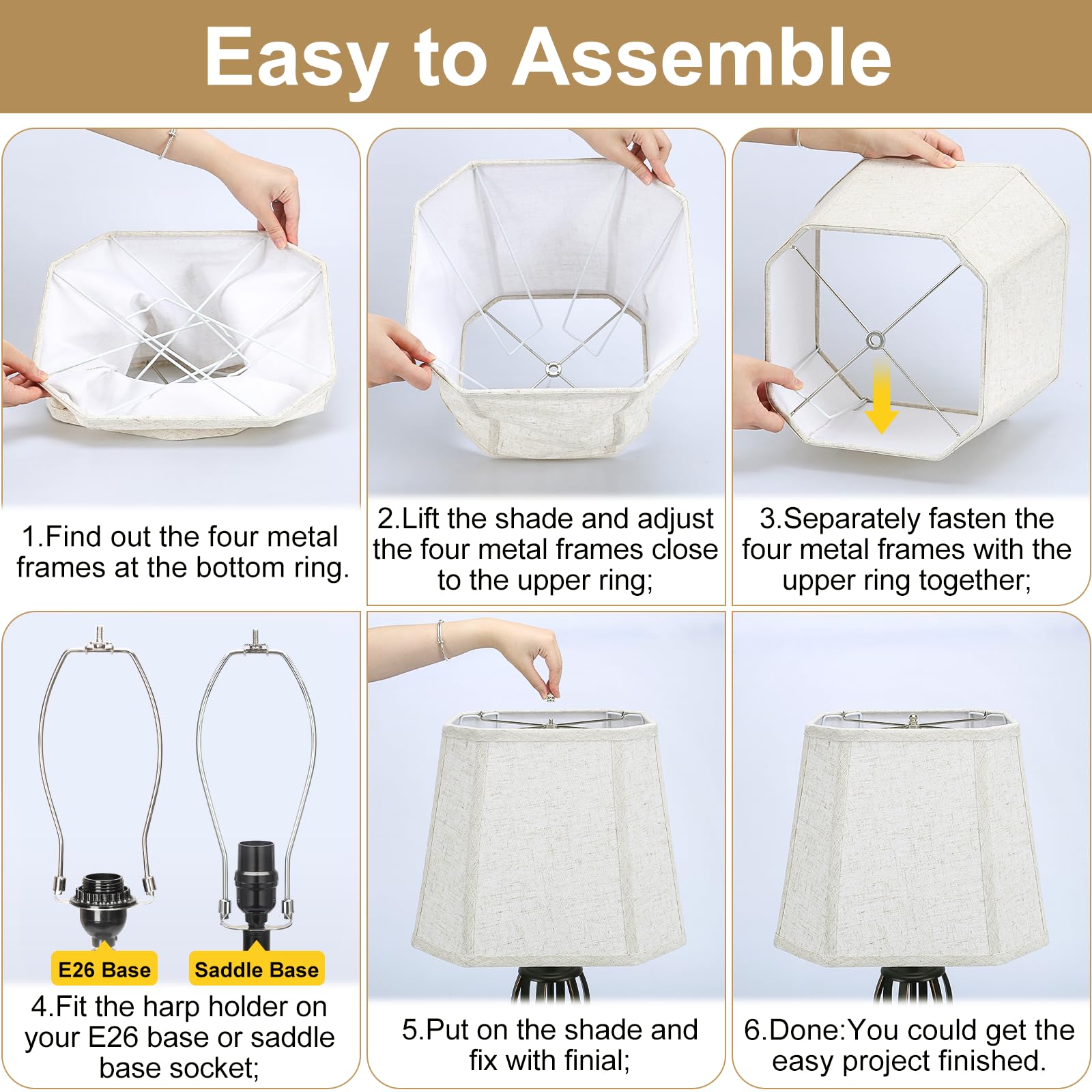 Seaside Village saddle base adapter included for lamp versatility