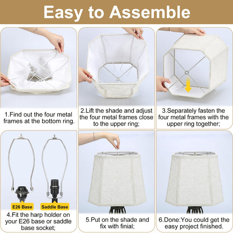 Seaside Village saddle base adapter included for lamp versatility