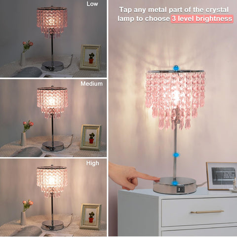 Seaside Village three-way dimming touch control for versatile ambiance