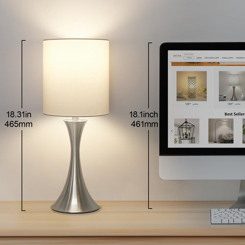 Seaside Village lamp white shade delivers soft diffuse light