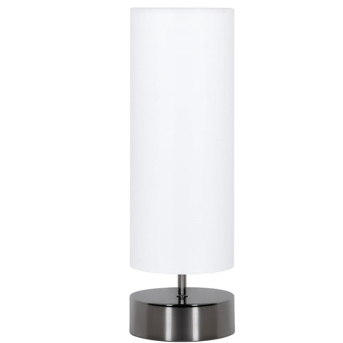 Seaside Village Touch Table Lamp includes a 9W LED bulb for warm, energy-efficient light.