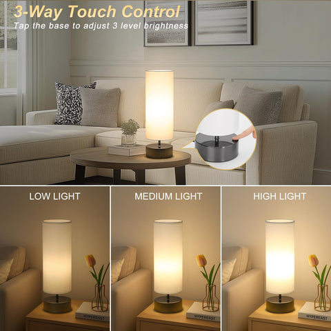 Seaside Village Touch Table Lamp dimming settings provide flexible brightness.