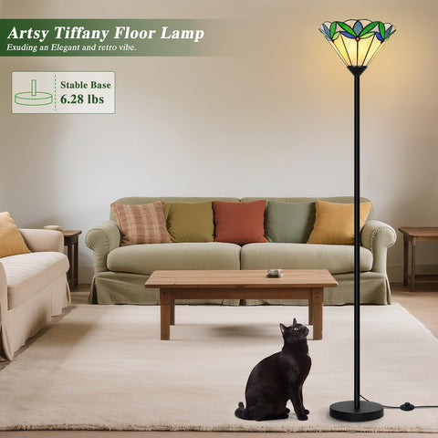 Light pours upward for comfortable reading light