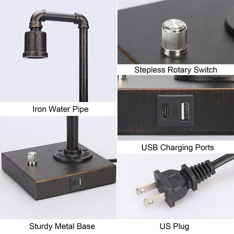 Seaside Village USB-C and USB-A ports for convenient charging.