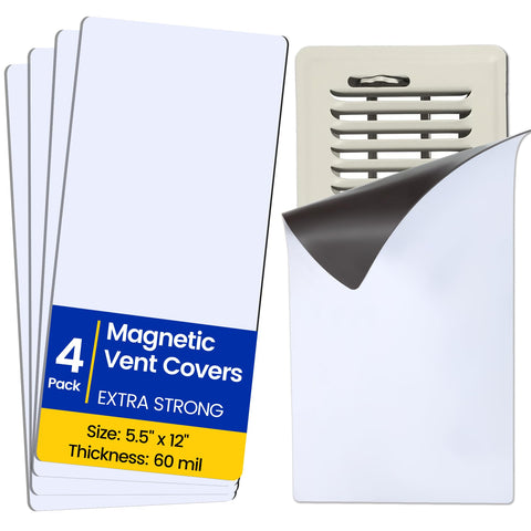 Seatern magnetic vent covers with extra-strong magnets seal steel vents securely.