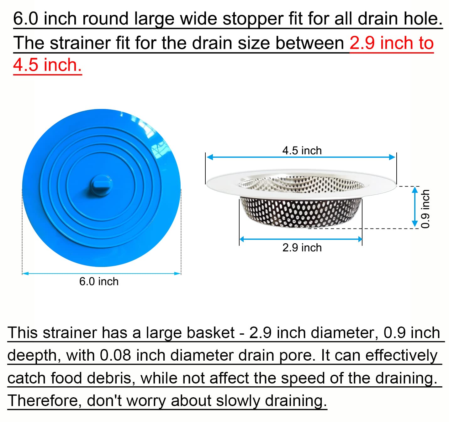 Seatery silicone kitchen sink cover protects and seals drain area