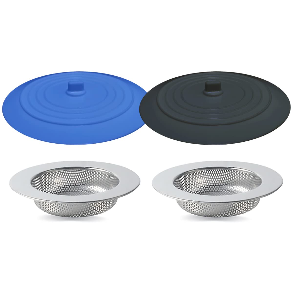 Seatery stopper with 6 inch diameter covers drain openings for spill-free use